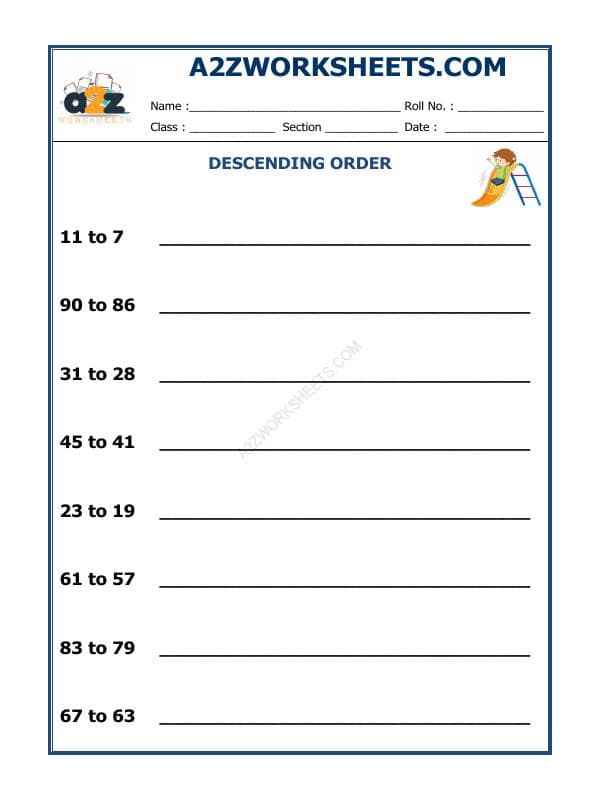 Descending Order-12