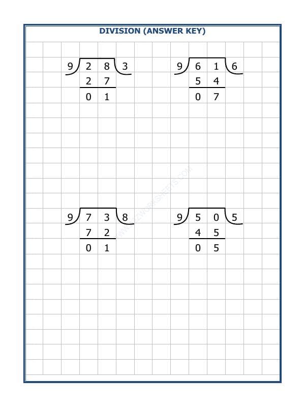 A2ZWorksheets:Maths-Division-Division By 9 - 9