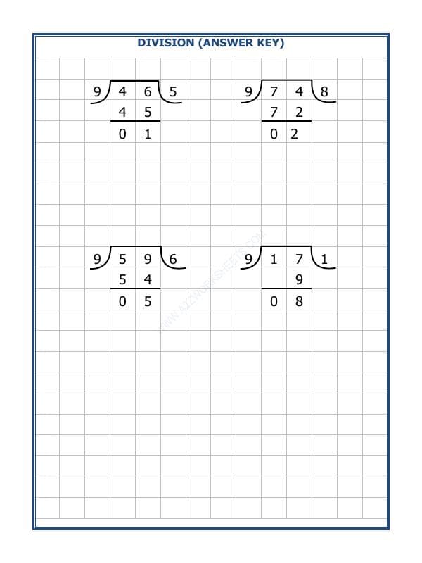 A2ZWorksheets:Maths-Division-Division By 9 - 14