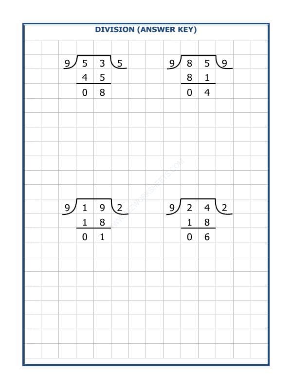 A2ZWorksheets:Maths-Division-Division By 9 - 15