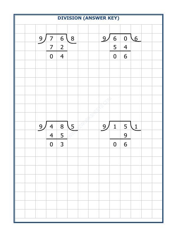 A2ZWorksheets:Maths-Division-Division By 9 - 16