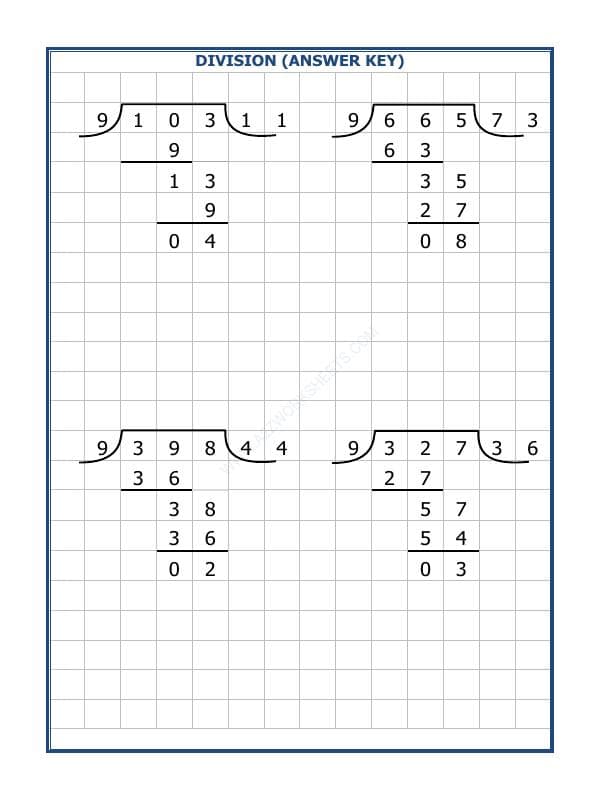 A2ZWorksheets:Maths-Division-Division By 9 - 26