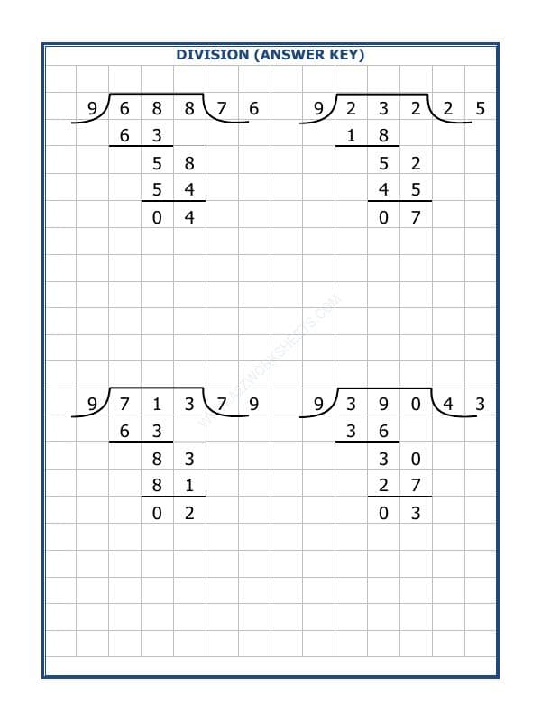 A2ZWorksheets:Maths-Division-Division By 9 - 28