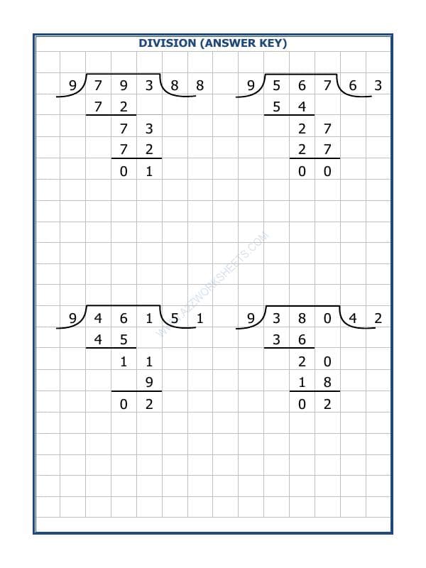 A2ZWorksheets:Maths-Division-Division By 9 - 49
