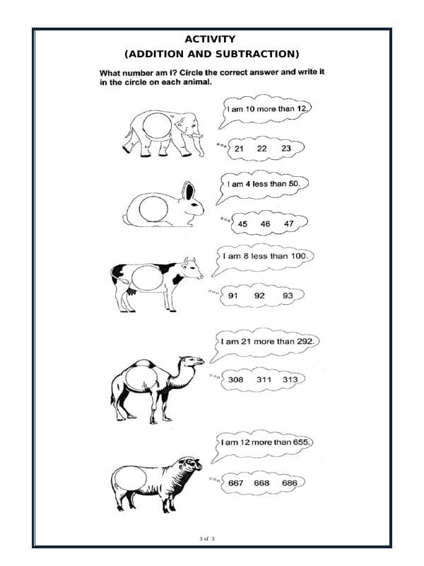 A2ZWorksheets:Maths-Subtraction-Subtraction
