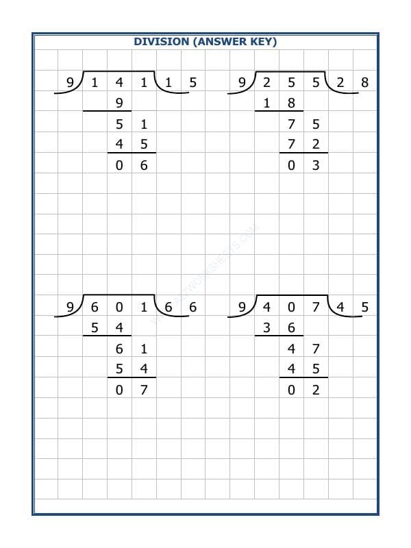 A2ZWorksheets:Maths-Division-Division By 9 - 52