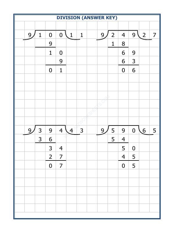 A2ZWorksheets:Maths-Division-Division By 9 - 55