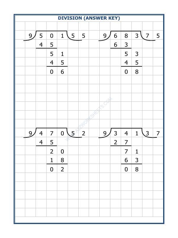 A2ZWorksheets:Maths-Division-Division By 9 - 63