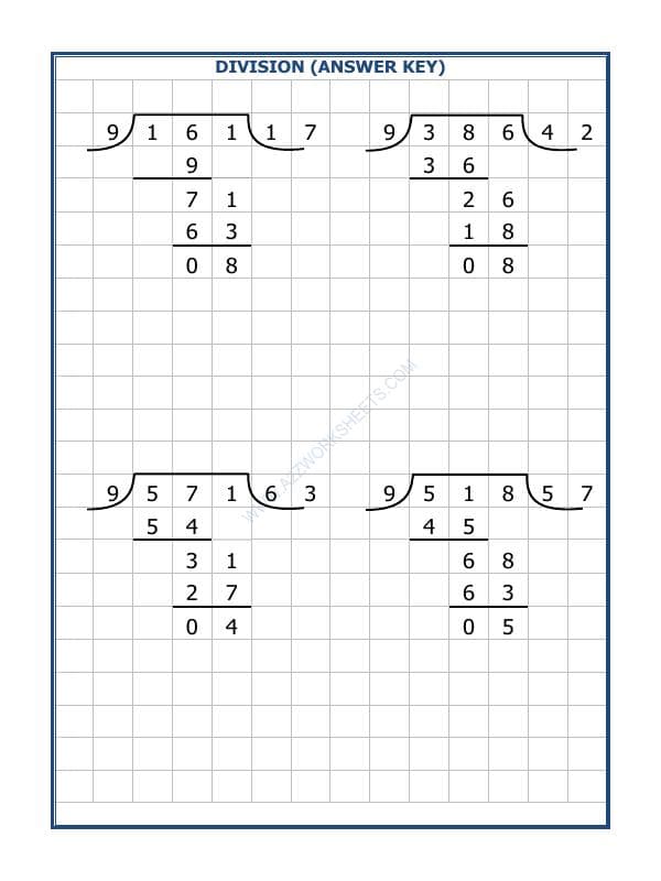 A2ZWorksheets:Maths-Division-Division By 9 - 64