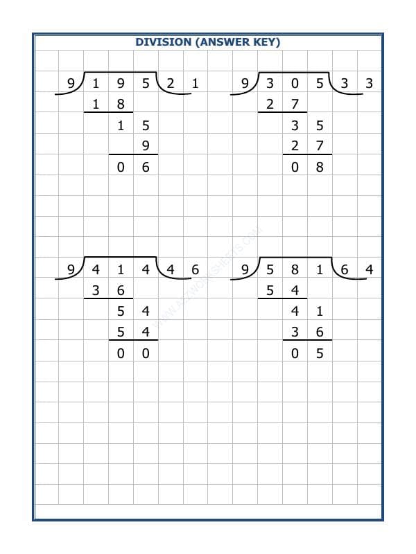 A2ZWorksheets:Maths-Division-Division By 9 - 66