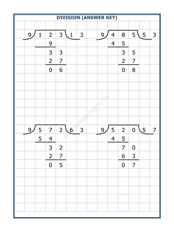 A2ZWorksheets:Maths-Division-Division By 9 - 80