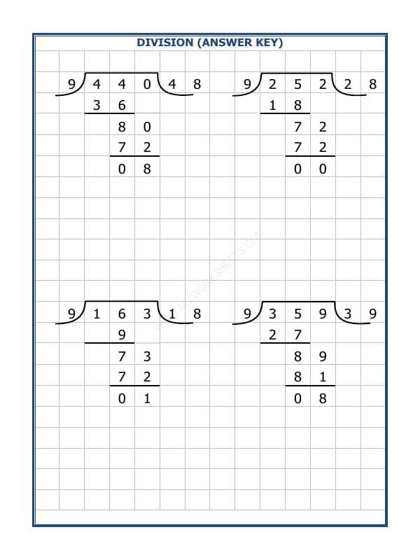 A2ZWorksheets:Maths-Division-Division By 9 - 81