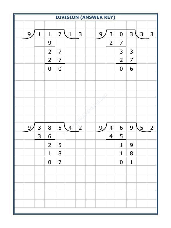 A2ZWorksheets:Maths-Division-Division By 9 - 85