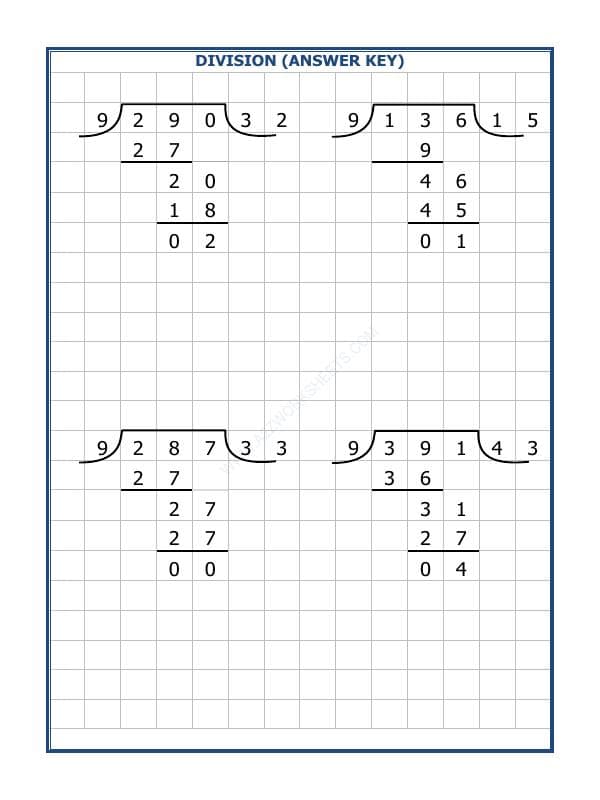 A2ZWorksheets:Maths-Division-Division By 9 - 87