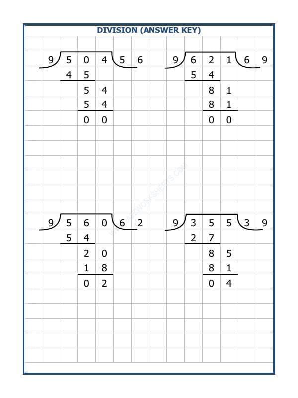 A2ZWorksheets:Maths-Division-Division By 9 - 89