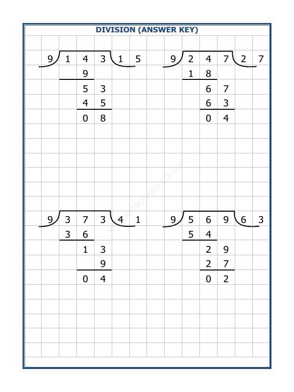 A2ZWorksheets:Maths-Division-Division By 9 - 93