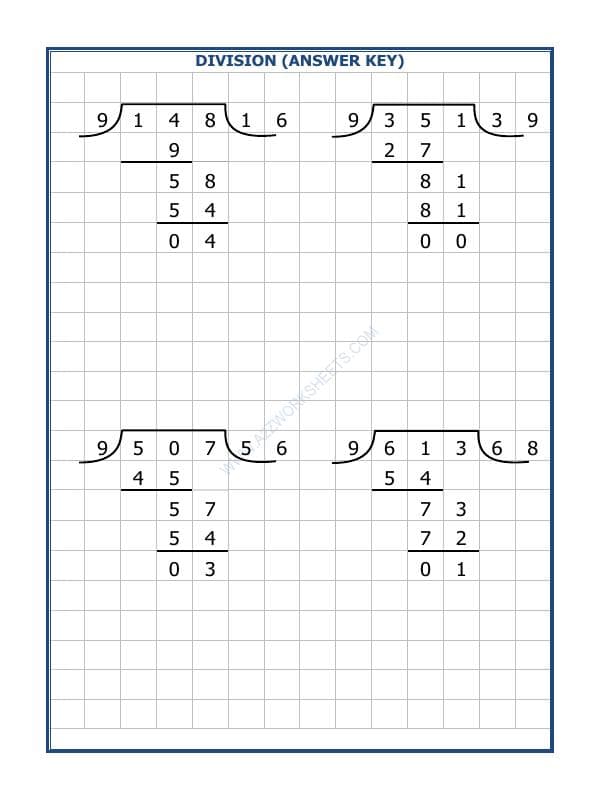 A2ZWorksheets:Maths-Division-Division By 9 - 95