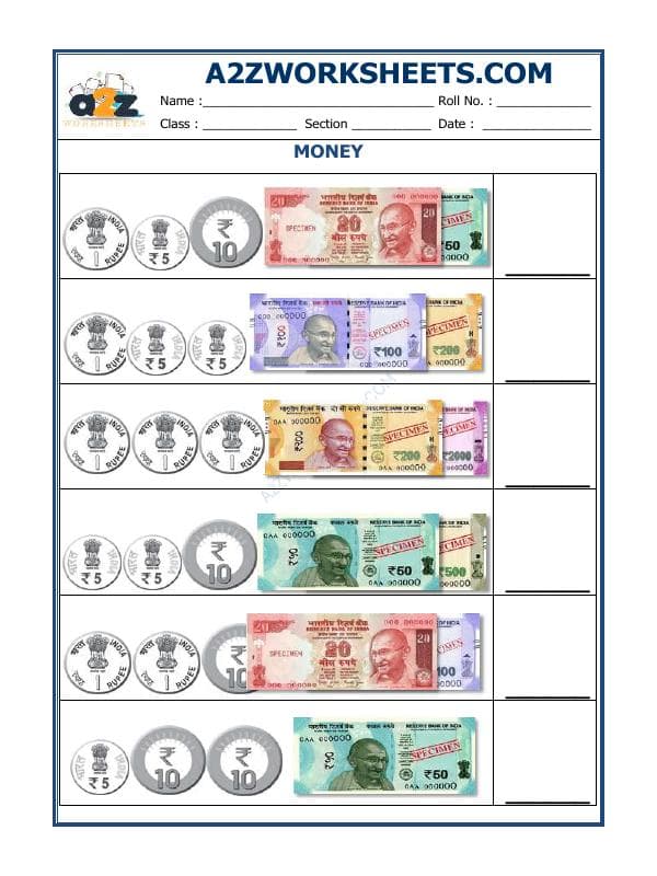 A2ZWorksheets:Maths-Money-Money-06