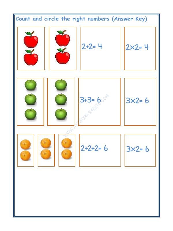 A2ZWorksheets:Maths-Multiplication-Add And Multiply (Repeated Addition) - 04