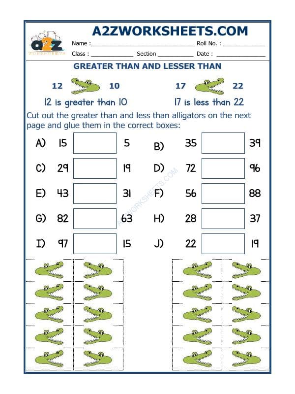 A2ZWorksheets:Maths-Numbers-Put The Sign Greater, Lesser And Equal To-13