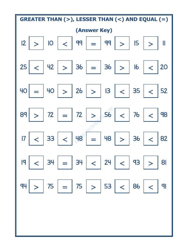 A2ZWorksheets:Maths-Numbers-Put The Sign Greater, Lesser And Equal To-14