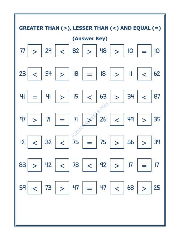 A2ZWorksheets:Maths-Numbers-Put The Sign Greater, Lesser And Equal To-18