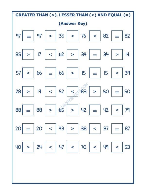 A2ZWorksheets:Maths-Numbers-Put The Sign Greater, Lesser And Equal To-23