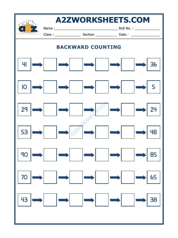 A2ZWorksheets:Maths-Numbers-Backward Counting - 03