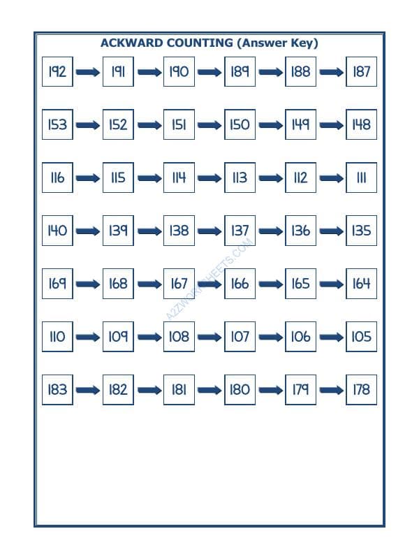 A2ZWorksheets:Maths-Numbers-Backward Counting - 09