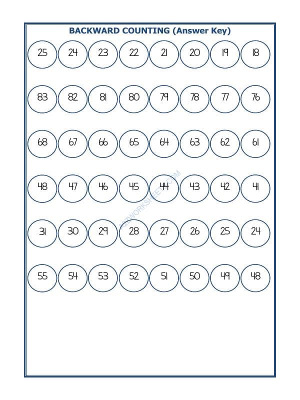 A2ZWorksheets:Maths-Numbers-Backward Counting - 13