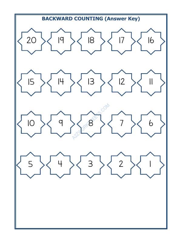 A2ZWorksheets:Maths-Numbers-Backward Counting - 21