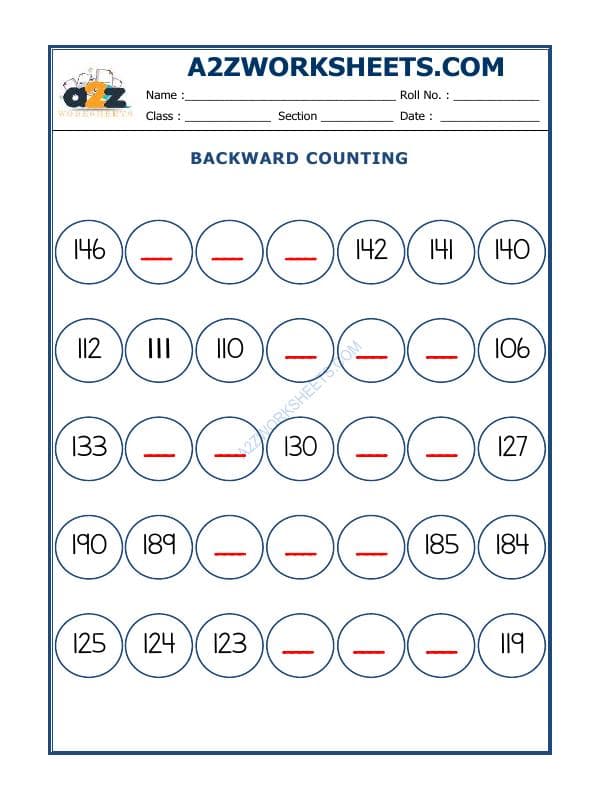 A2ZWorksheets:Maths-Numbers-Backward Counting - 35