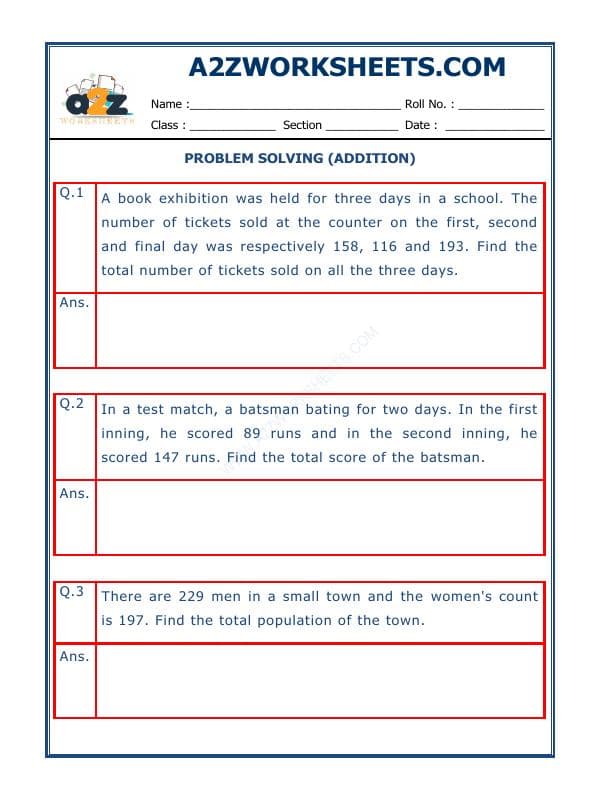 Addition Word Problems - 04