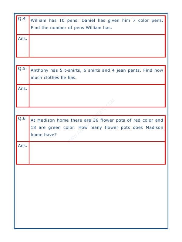 A2ZWorksheets:Maths-Addition-Addition Word Problems - 05