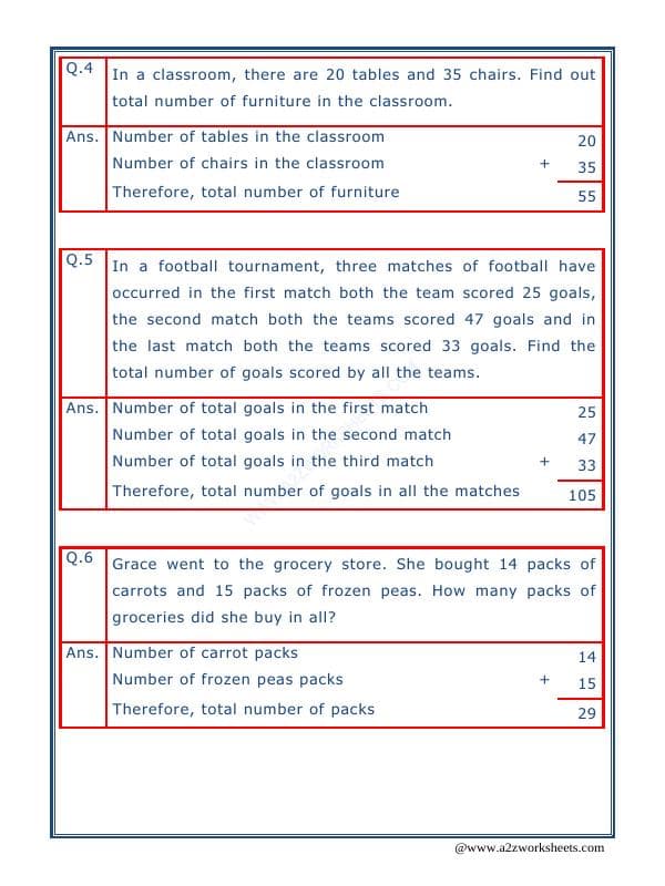 A2ZWorksheets:Maths-Addition-Addition Word Problems - 07