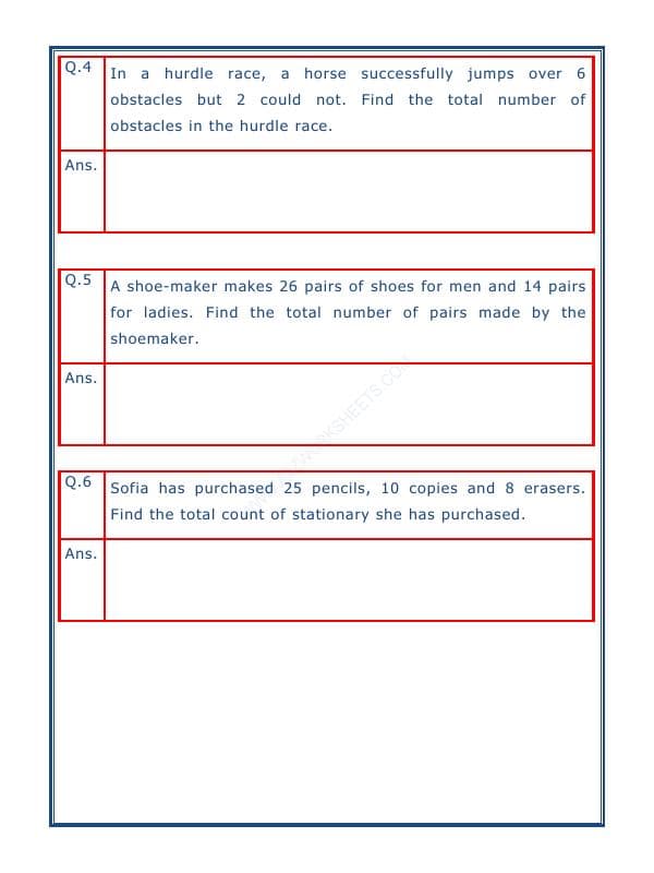 A2ZWorksheets:Maths-Addition-Addition Word Problems - 10