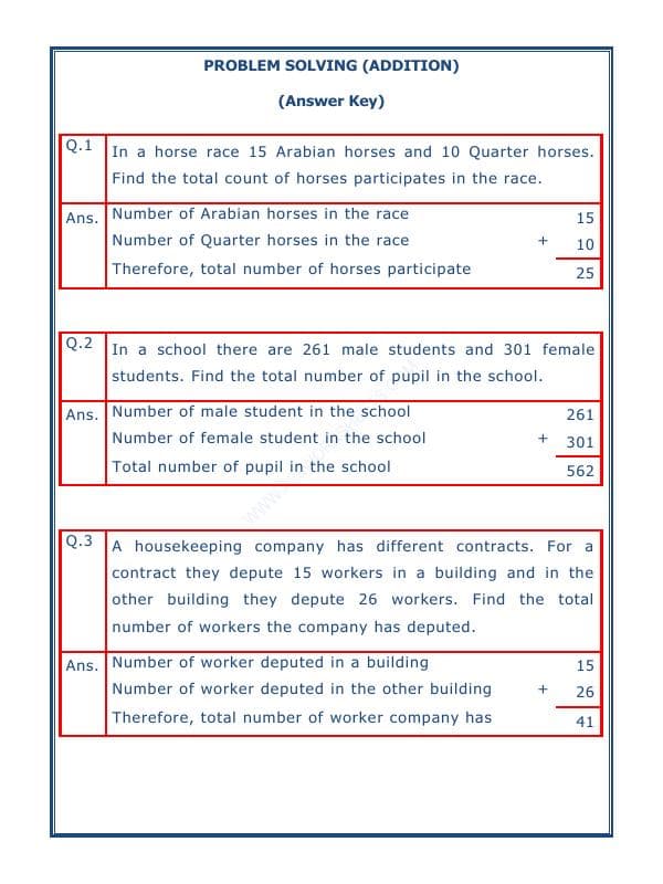 A2ZWorksheets:Maths-Addition-Addition Word Problems - 10