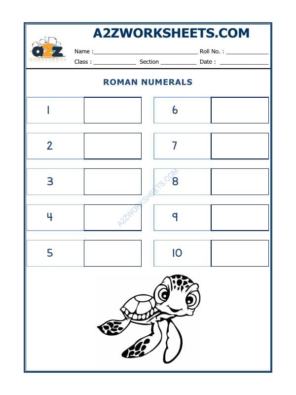 Roman Numerals - 01