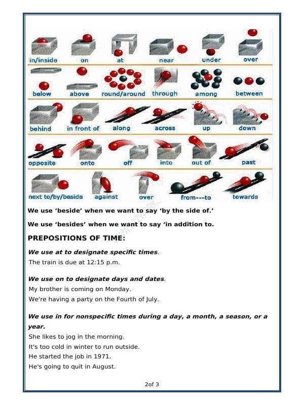 A2ZWorksheets:English-Grammar-Prepositions