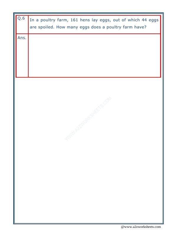 A2ZWorksheets:Maths-Subtraction-Subtraction Word Problems - 06