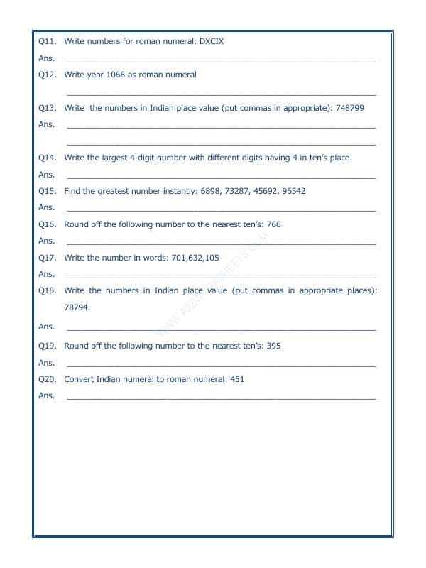 A2ZWorksheets:Maths-Numbers-Knowing Our Numbers-03