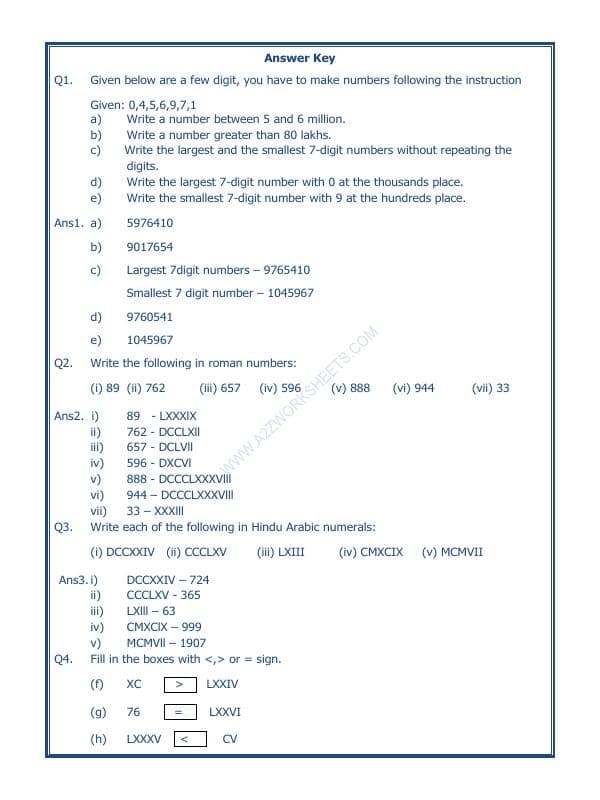 A2ZWorksheets:Maths-Numbers-Knowing Our Numbers-04