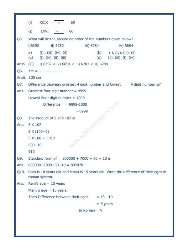 A2ZWorksheets:Maths-Numbers-Knowing Our Numbers-04