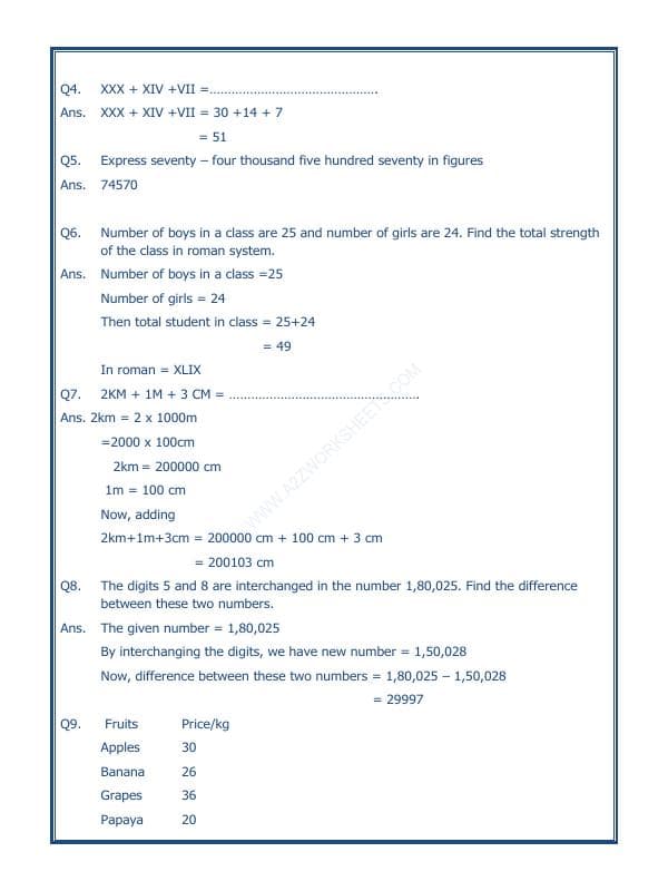 A2ZWorksheets:Maths-Numbers-Knowing Our Numbers-05