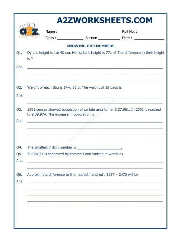 A2ZWorksheets:Maths-Numbers-Knowing Our Numbers-07
