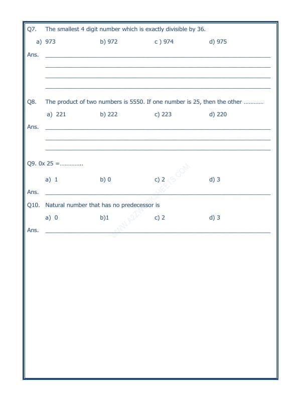 A2ZWorksheets:Maths-Numbers-Whole Numbers - 03