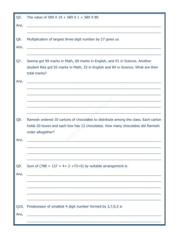 A2ZWorksheets:Maths-Numbers-Whole Numbers - 04