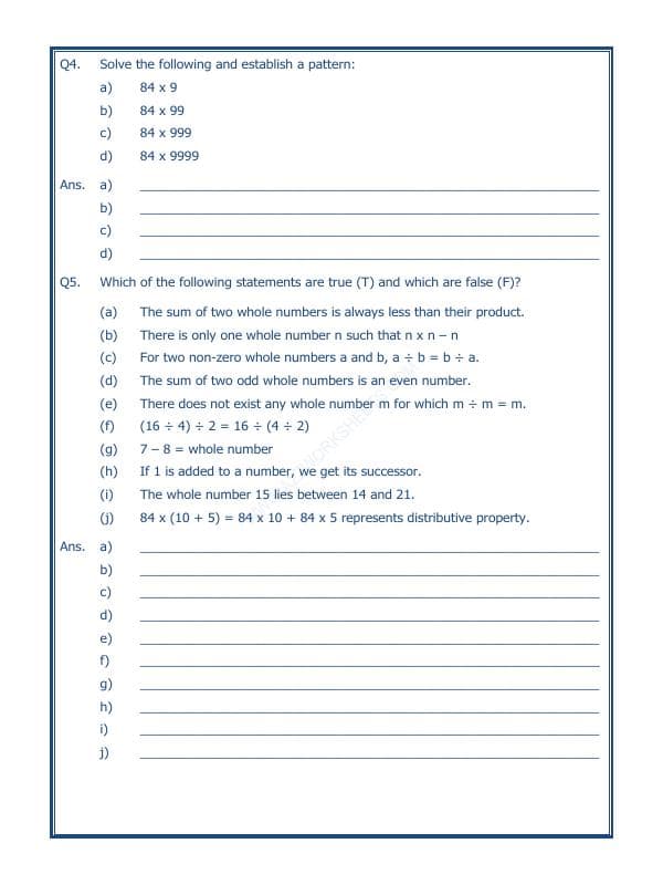 A2ZWorksheets:Maths-Numbers-Whole Numbers - 06