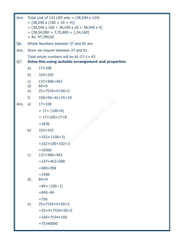 A2ZWorksheets:Maths-Numbers-Whole Numbers - 07