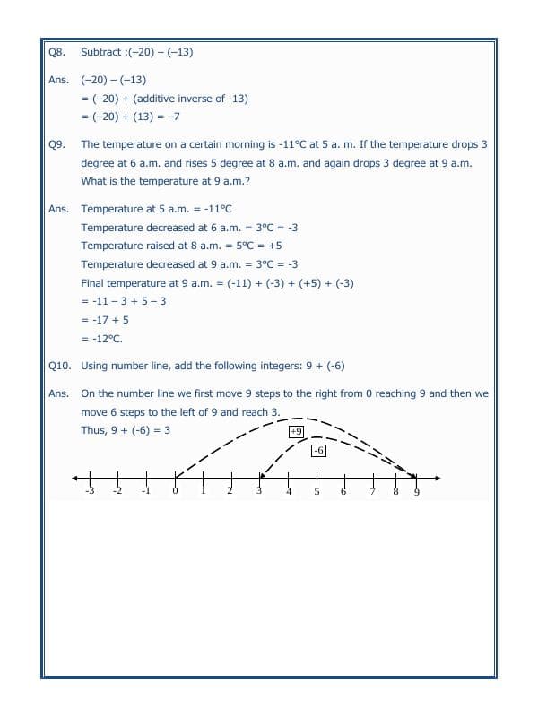 A2ZWorksheets:Maths-Integers-Integers - 03